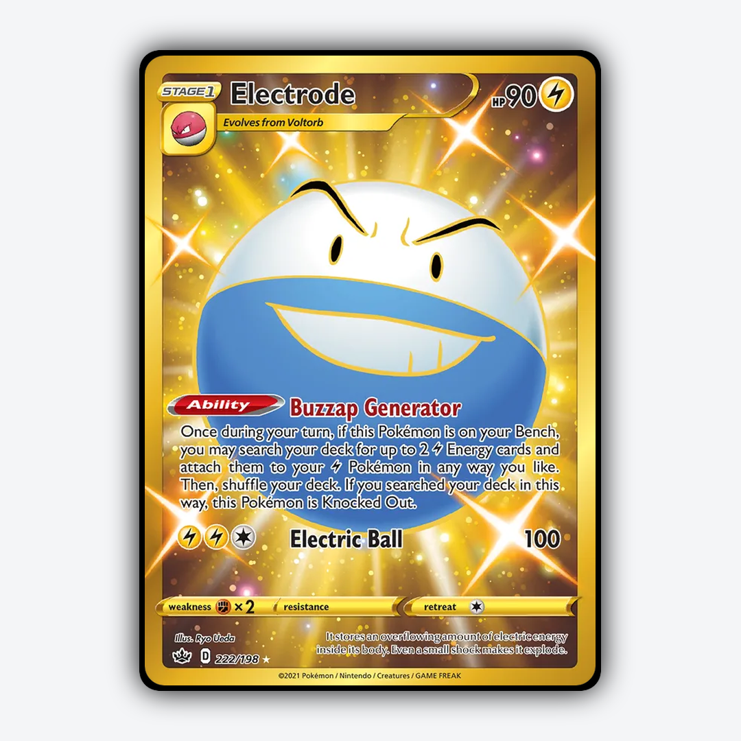 Electrode 222/198 - Chilling Reign Set - Card Rug