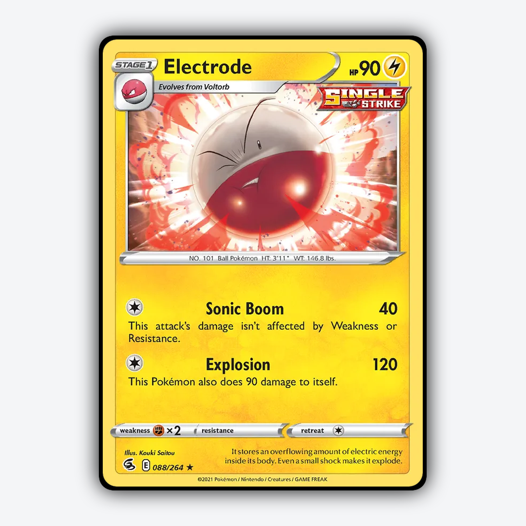 Electrode 088/264 - Fusion Strike Set - Card Rug