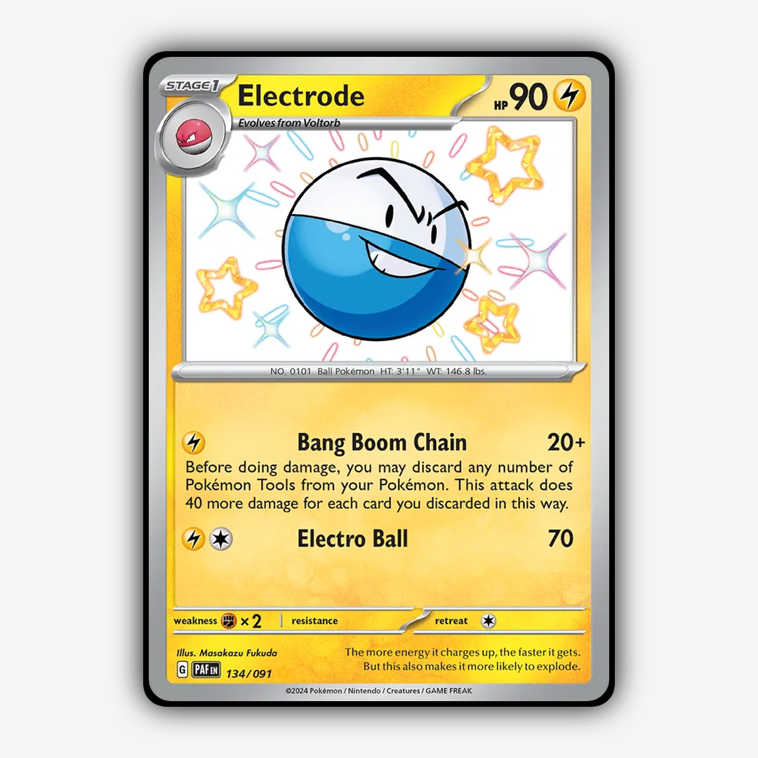 Electrode #134 - Paldean Fates Set - Card Rug