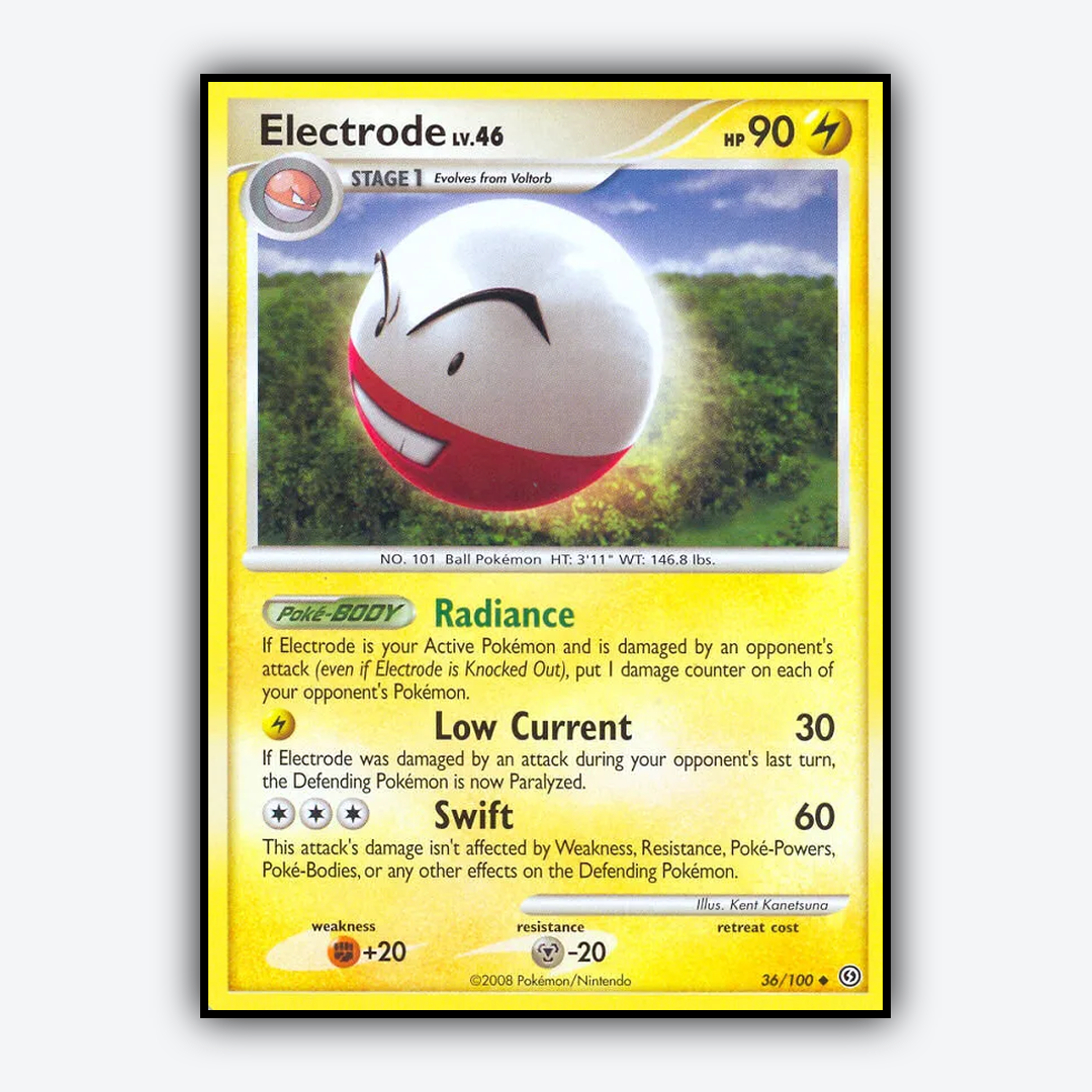 Electrode 036/100 - Stormfront Set - Card Rug