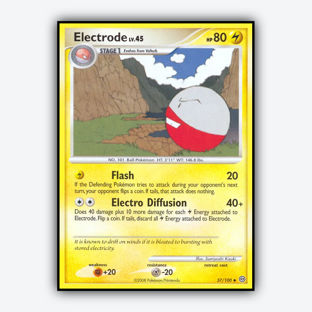 Electrode 037/100 - Stormfront Set - Card Rug