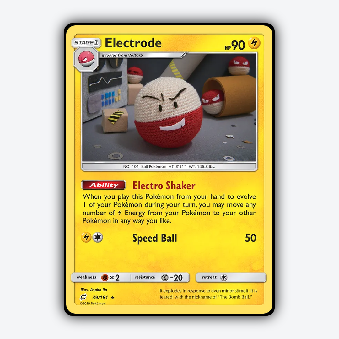 Electrode 039/181 - Team Up Set - Card Rug