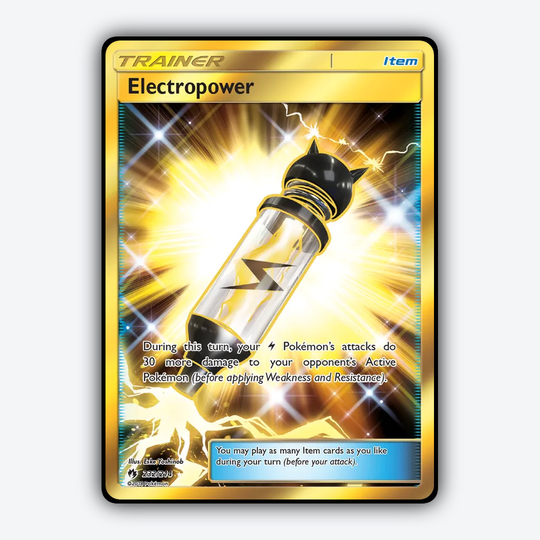 Electropower 232/214 - Lost Thunder Set - Card Rug