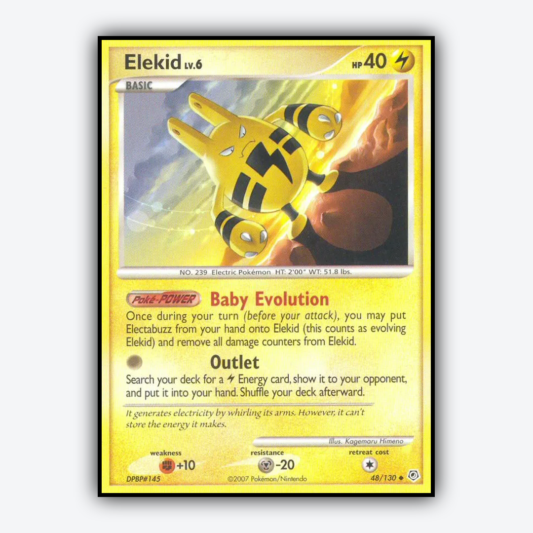 Elekid 048/130 - Diamond & Pearl Set - Card Rug