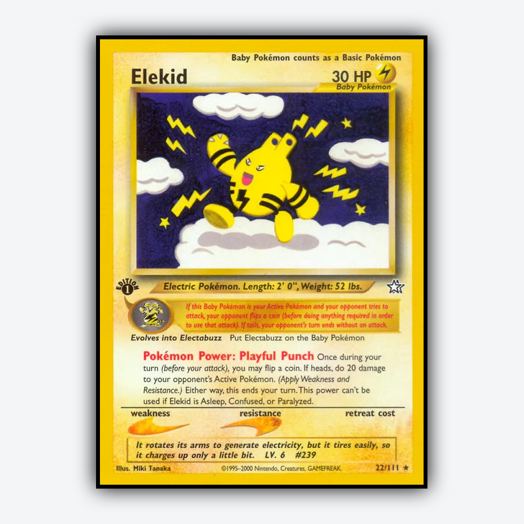 Elekid 022/111 - Neo Genesis Set - Card Rug