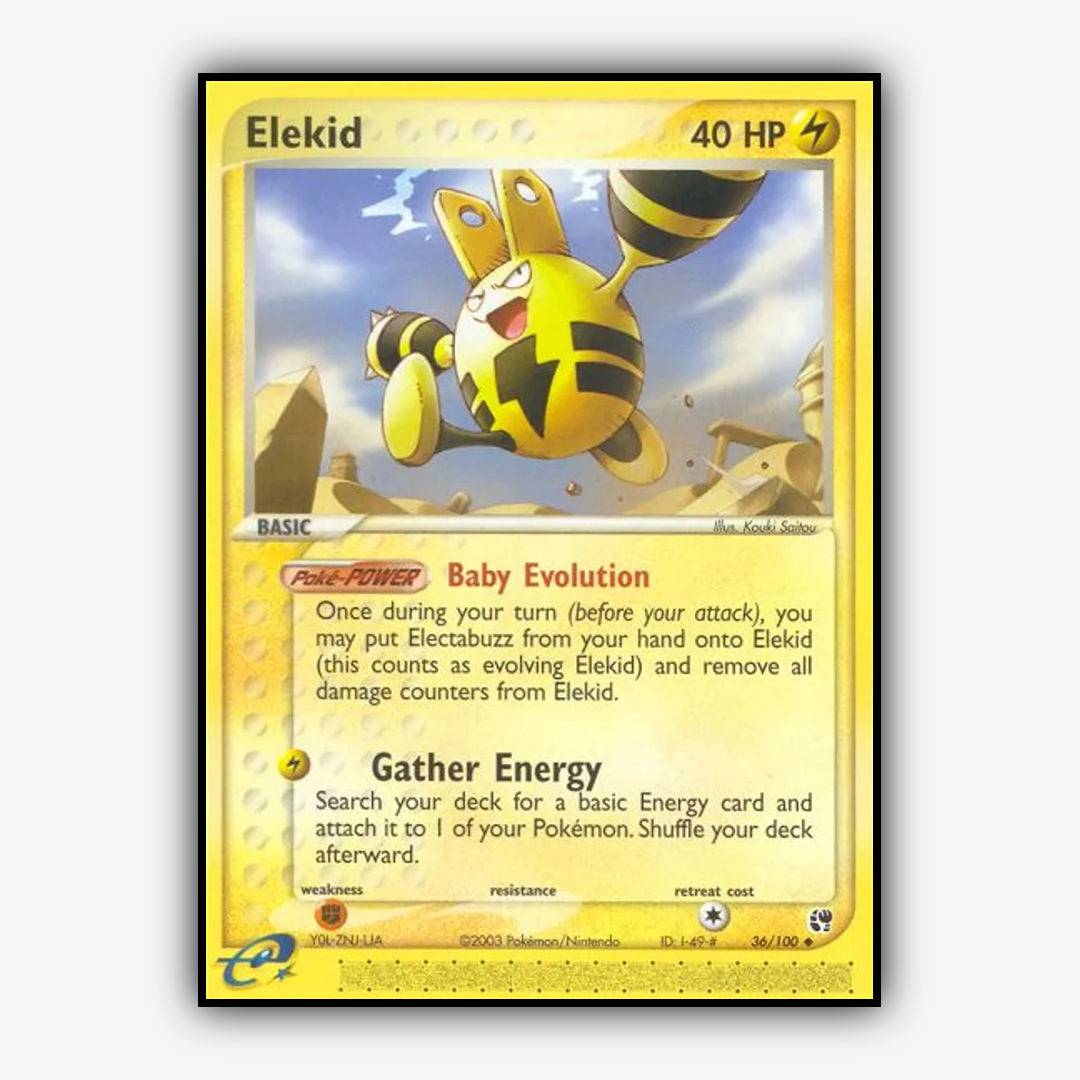 Elekid 036/100 - Sandstorm Set - Card Rug