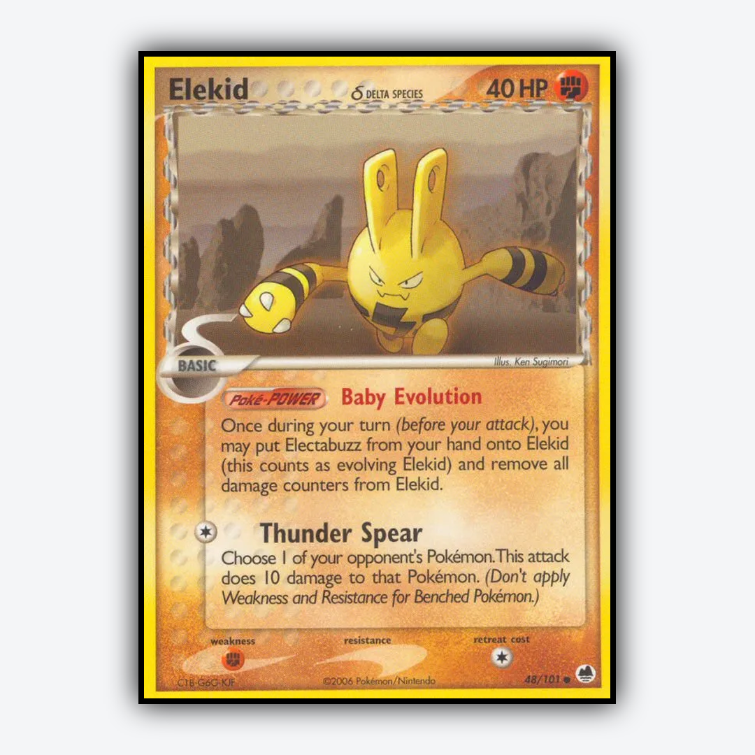 Elekid δ 048/101 - Dragon Frontiers Set - Card Rug