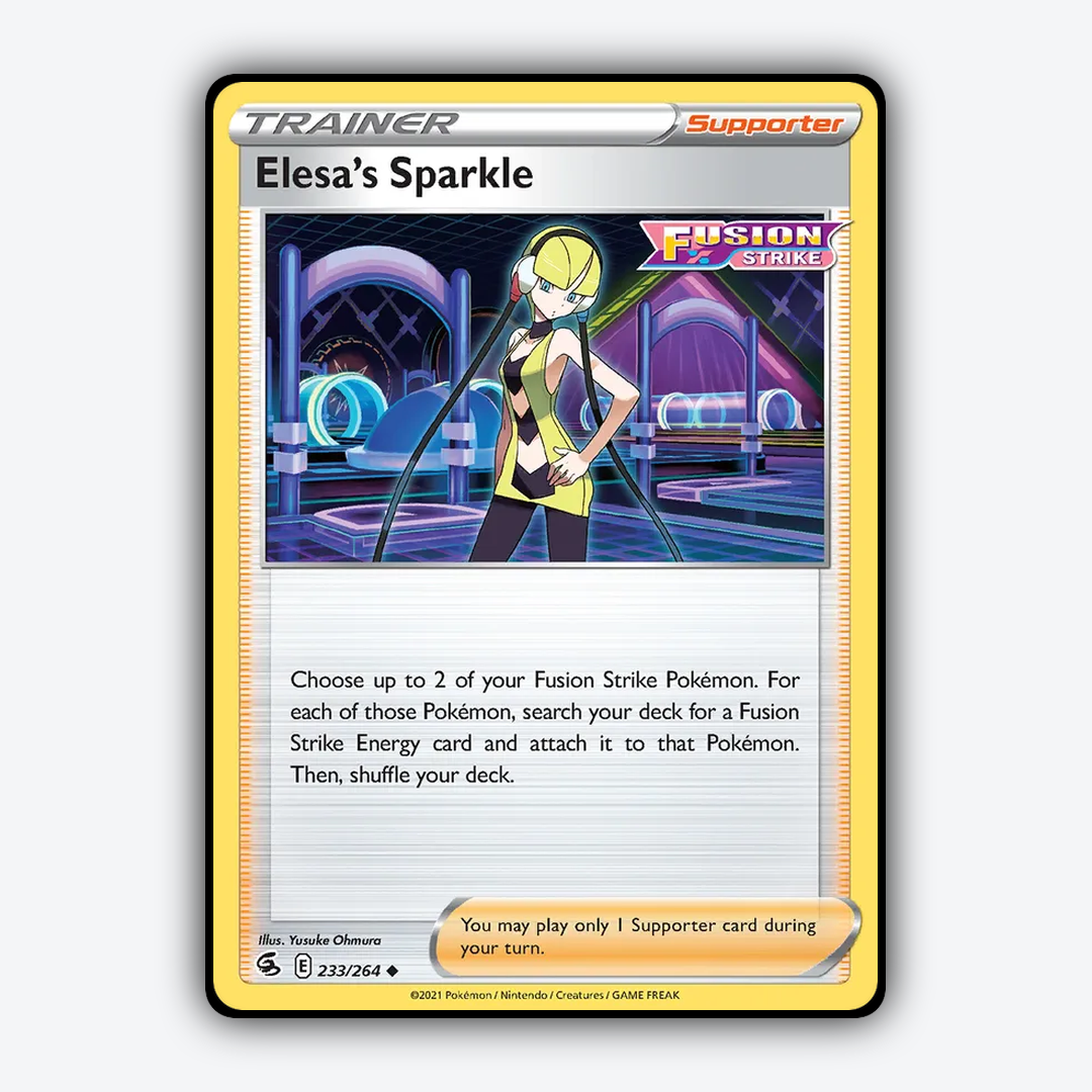 Elesa's Sparkle 233/264 - Fusion Strike Set - Card Rug