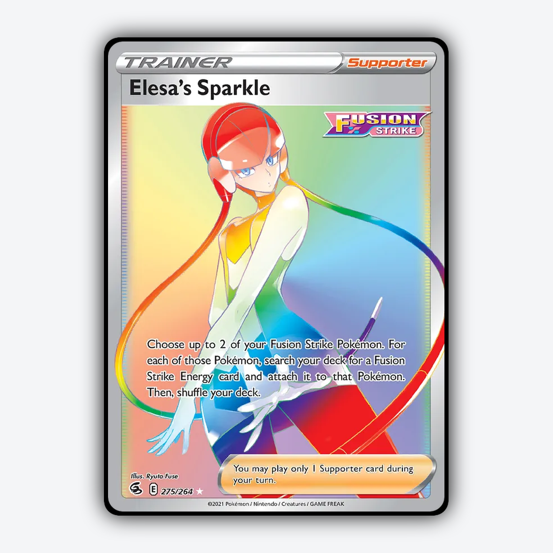 Elesa's Sparkle 275/264 - Fusion Strike Set - Card Rug