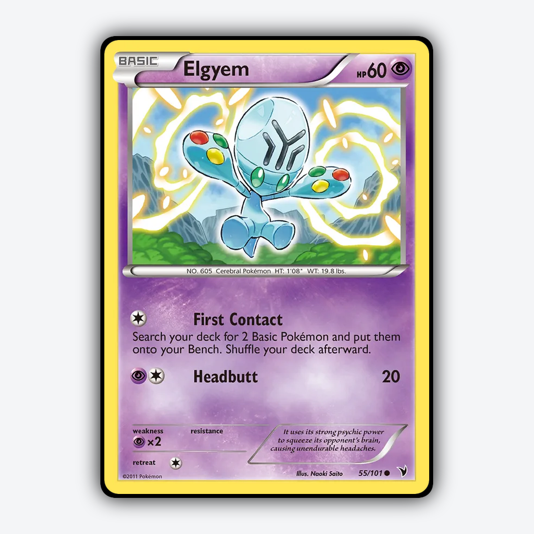 Elgyem 055/101 - Noble Victories Set - Card Rug