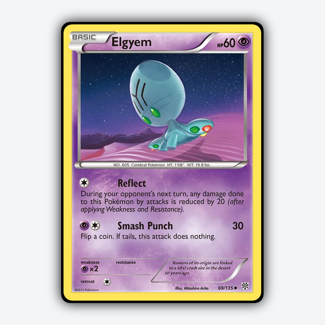 Elgyem 069/135 - Plasma Storm Set - Card Rug
