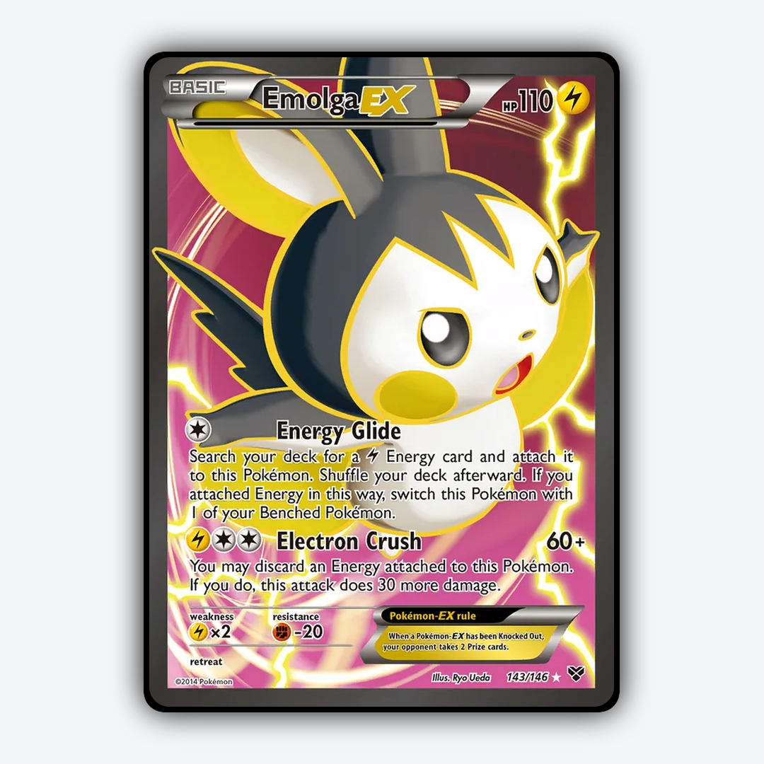 Emolga-EX 143/146 - XY Set - Card Rug