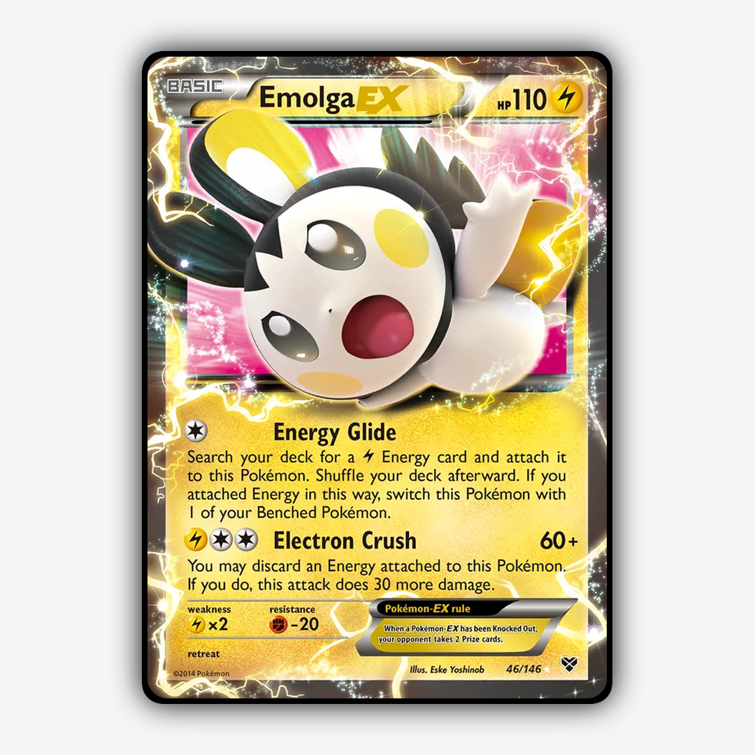 Emolga-EX 046/146 - XY Set - Card Rug