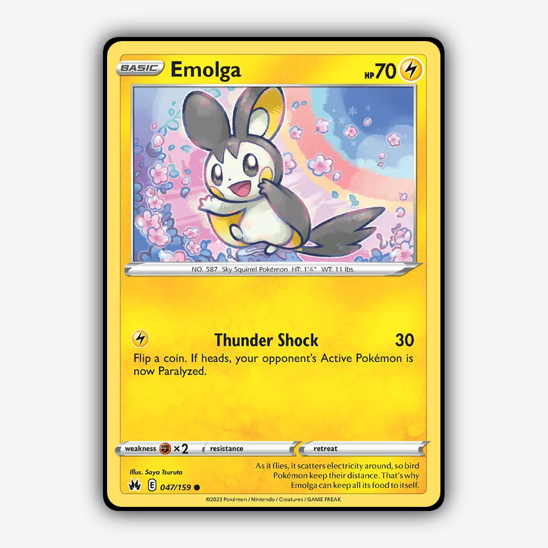 Emolga 047/159 - Crown Zenith Set - Card Rug