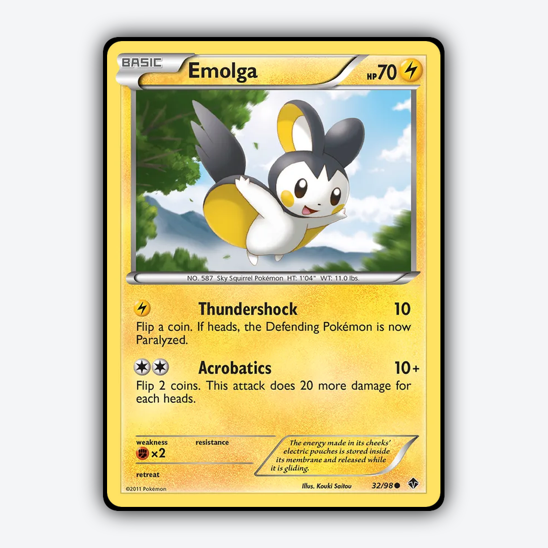 Emolga 032/98 - Emerging Powers Set - Card Rug