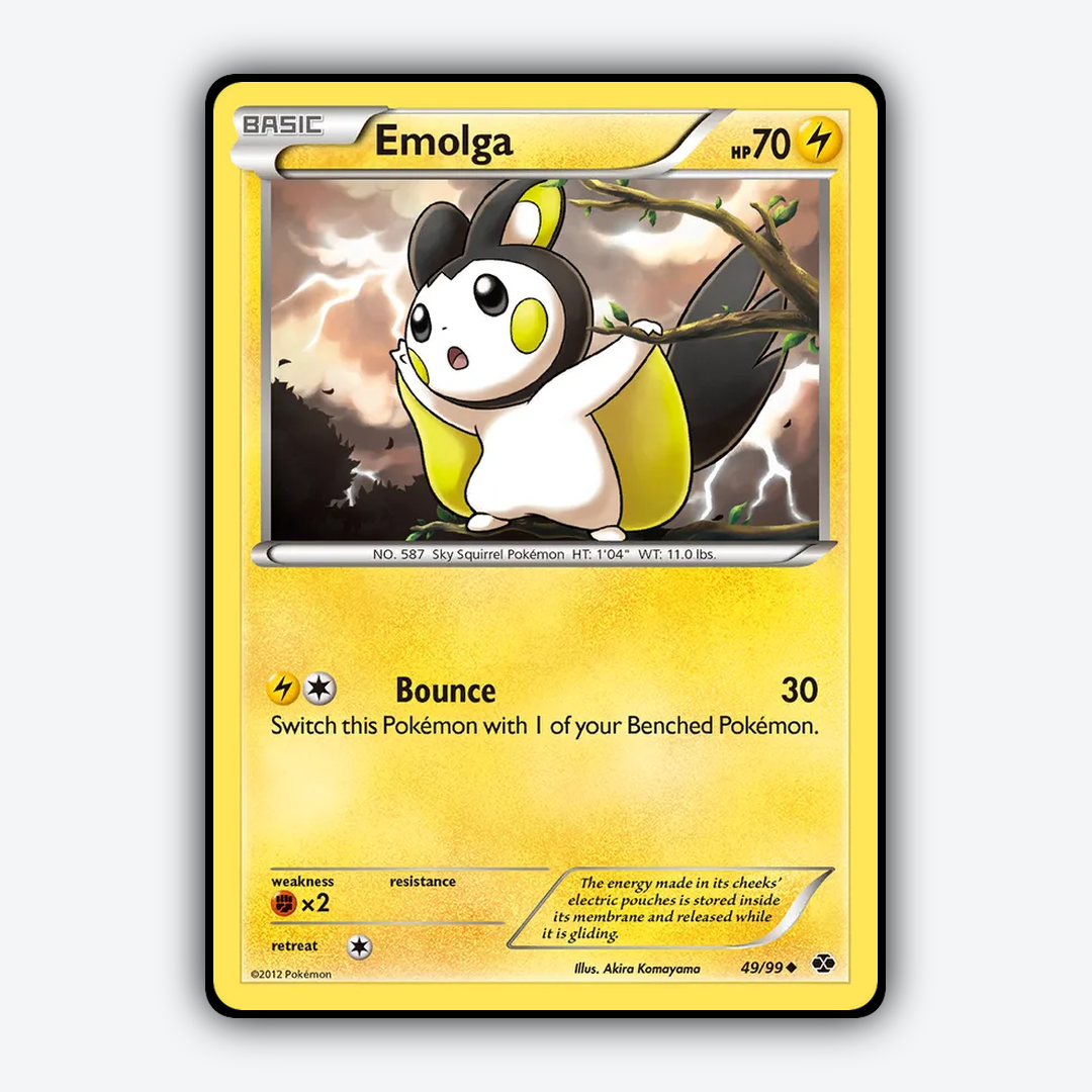 Emolga 049/99 - Next Destinies Set - Card Rug