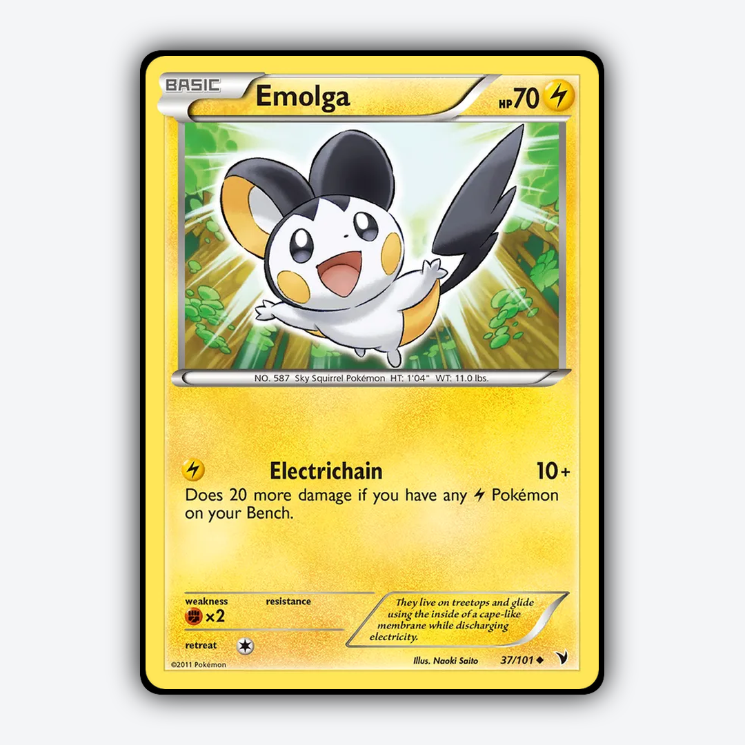 Emolga 037/101 - Noble Victories Set - Card Rug