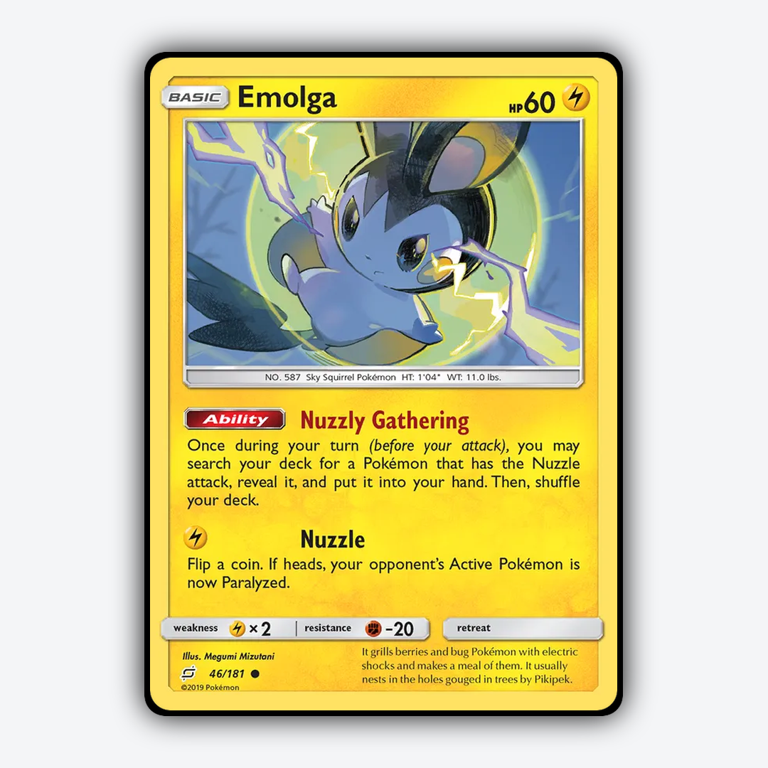 Emolga 046/181 - Team Up Set - Card Rug