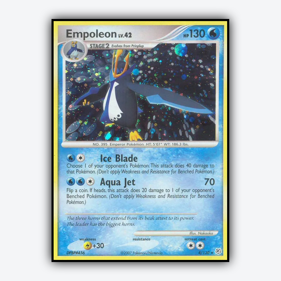 Empoleon 004/130 - Diamond & Pearl Set - Card Rug