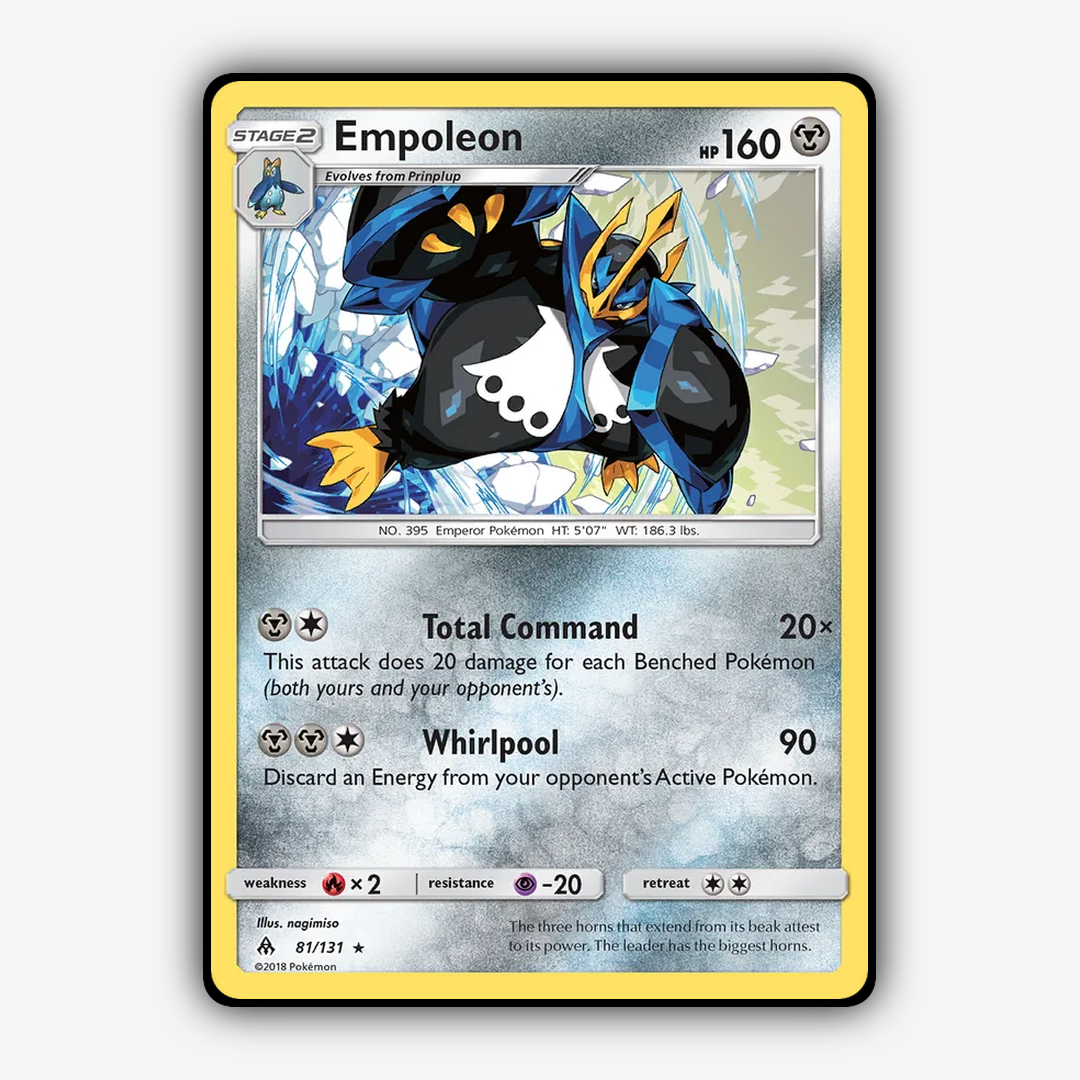 Empoleon 081/131 - Forbidden Light Set - Card Rug