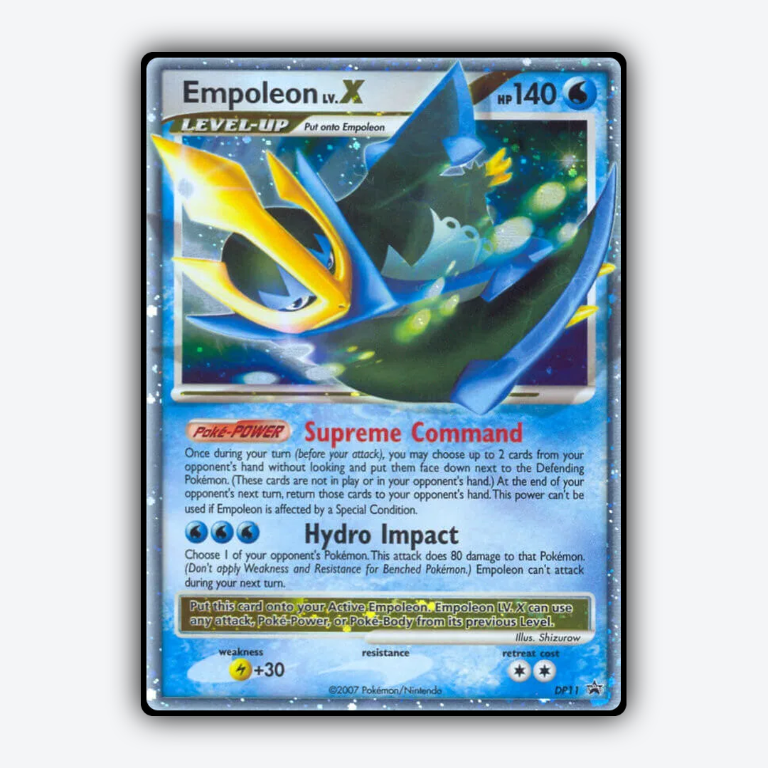 Empoleon LV.X DP011 - DP Black Star Promos Set - Card Rug