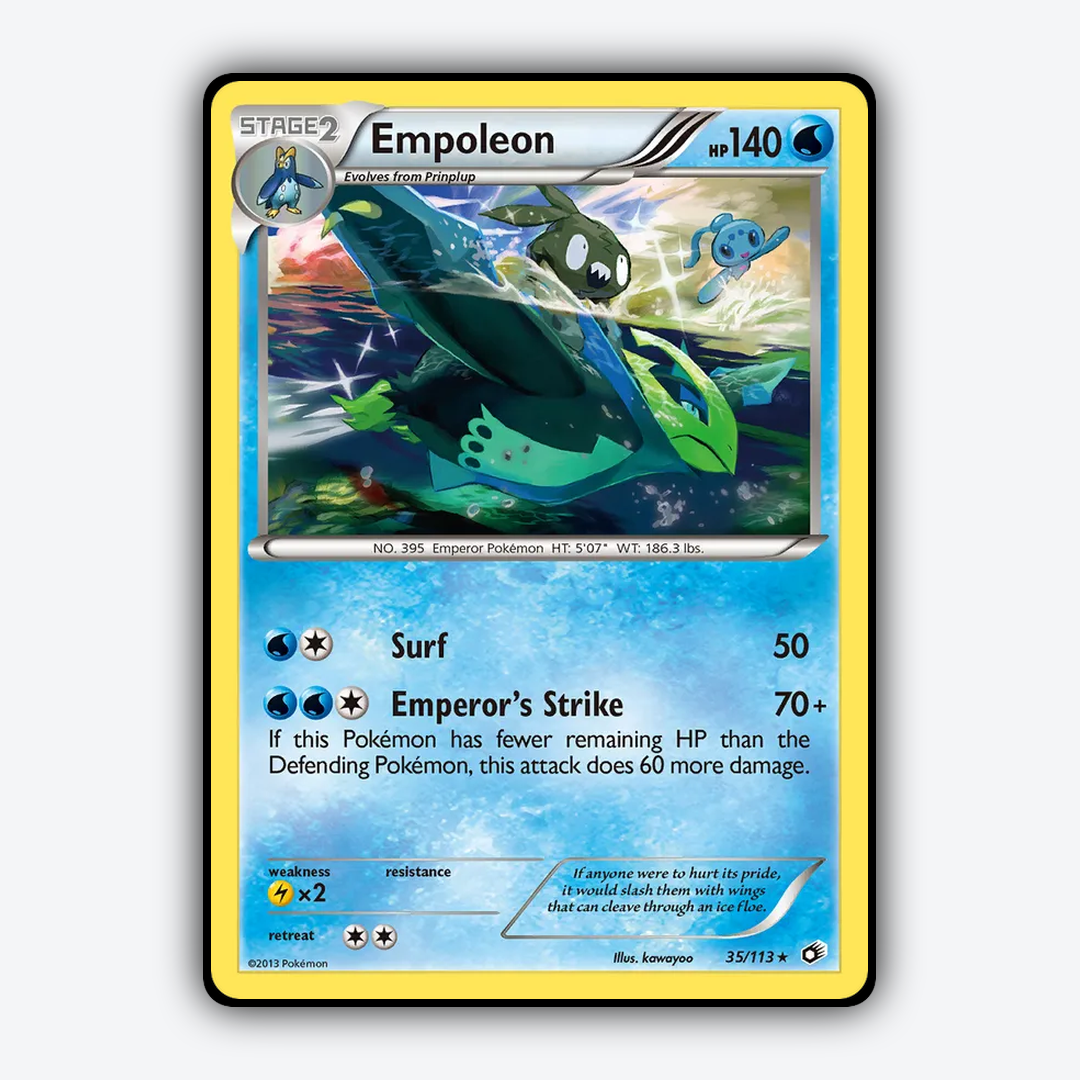 Empoleon 035/113 - Legendary Treasures Set - Card Rug