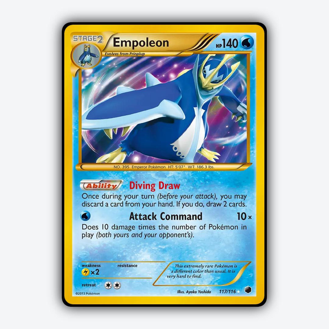 Empoleon 117/116 - Plasma Freeze Set - Card Rug