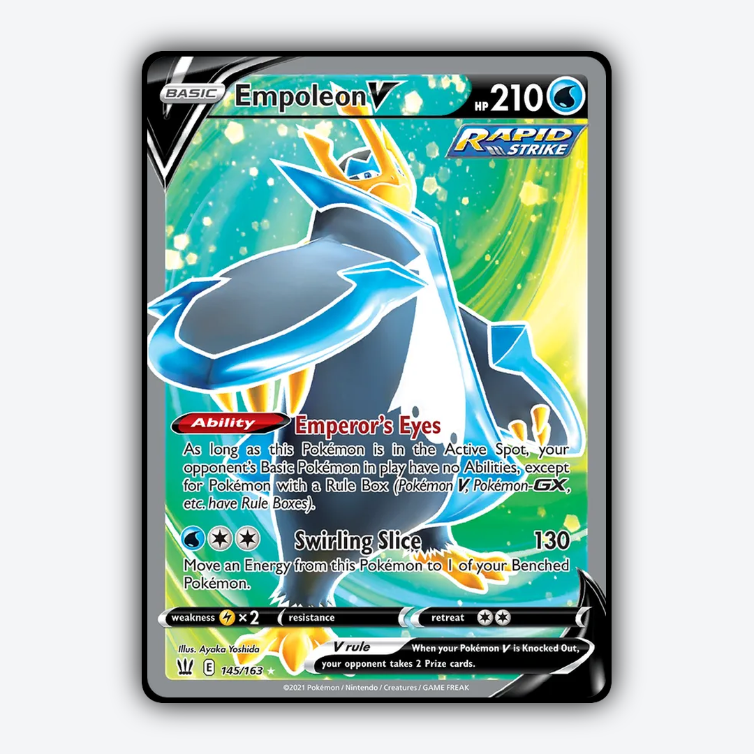Empoleon V 145/163 - Battle Styles Set - Card Rug