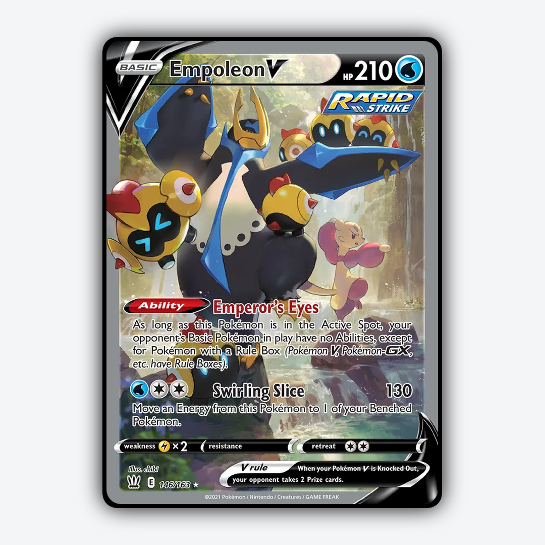 Empoleon V 146/163 - Battle Styles Set - Card Rug