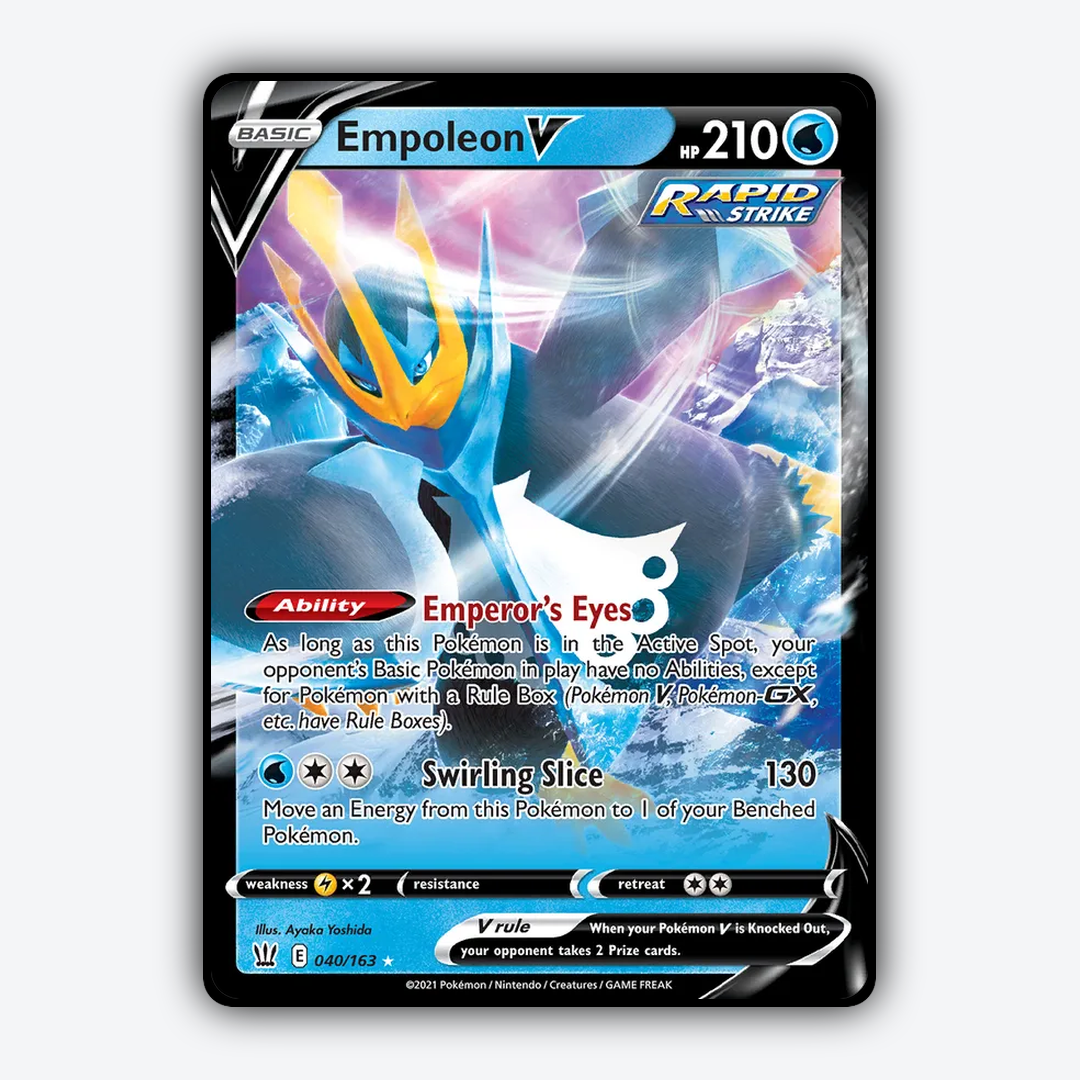 Empoleon V 040/163 - Battle Styles Set - Card Rug