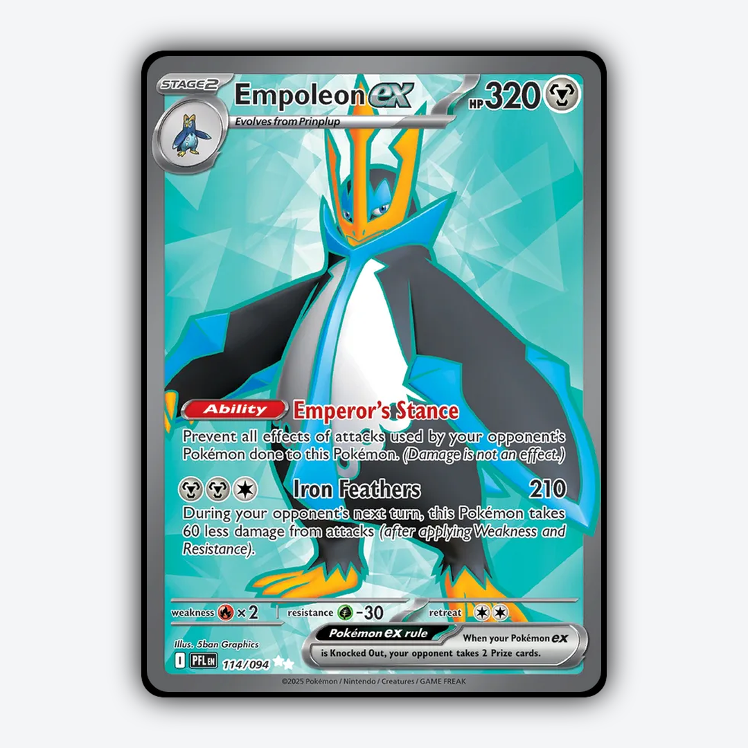 Empoleon ex 114/094 - Phantasmal Flames Set - Card Rug