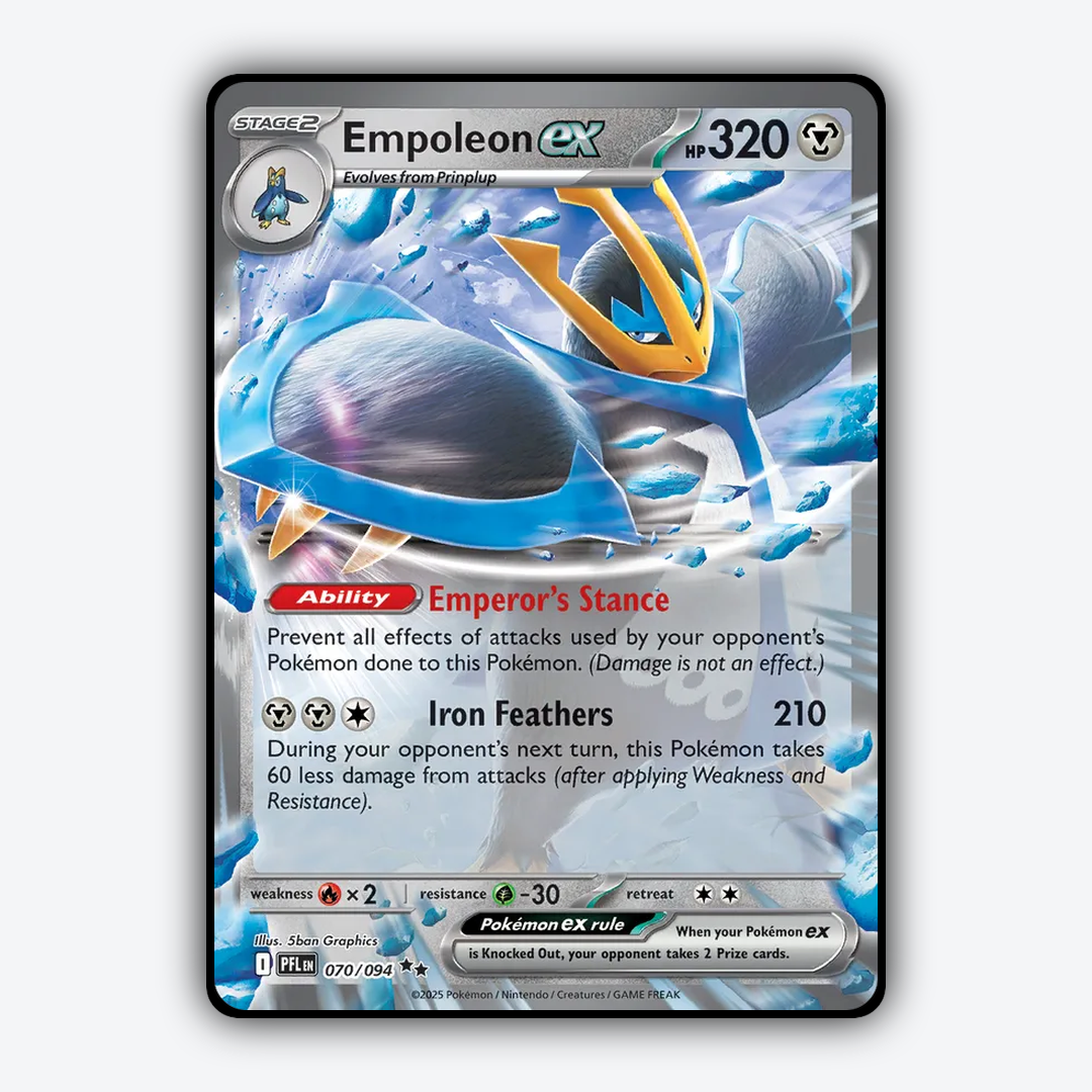 Empoleon ex 070/094 - Phantasmal Flames Set - Card Rug