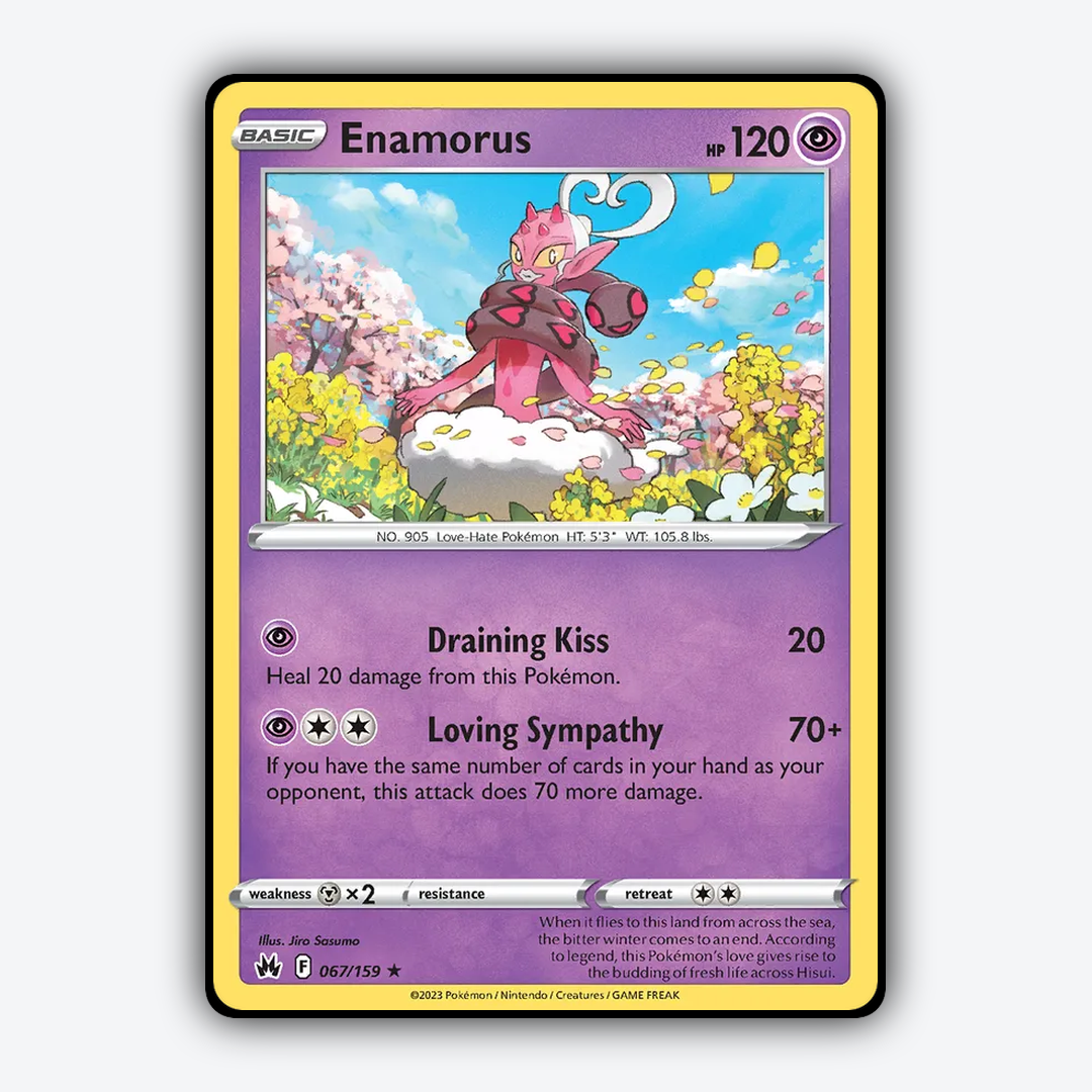 Enamorus 067/159 - Crown Zenith Set - Card Rug