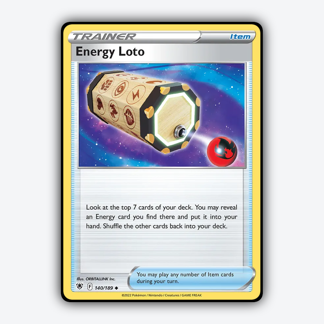 Energy Loto 140/189 - Astral Radiance Set - Card Rug