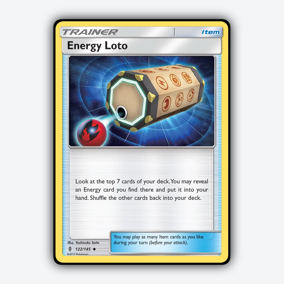 Energy Loto 122/145 - Guardians Rising Set - Card Rug