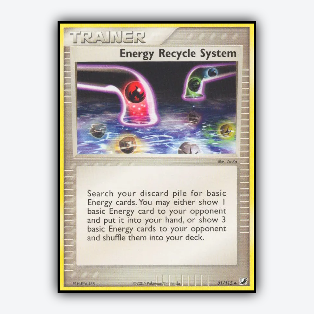Energy Recycle System 081/115 - Unseen Forces Set - Card Rug