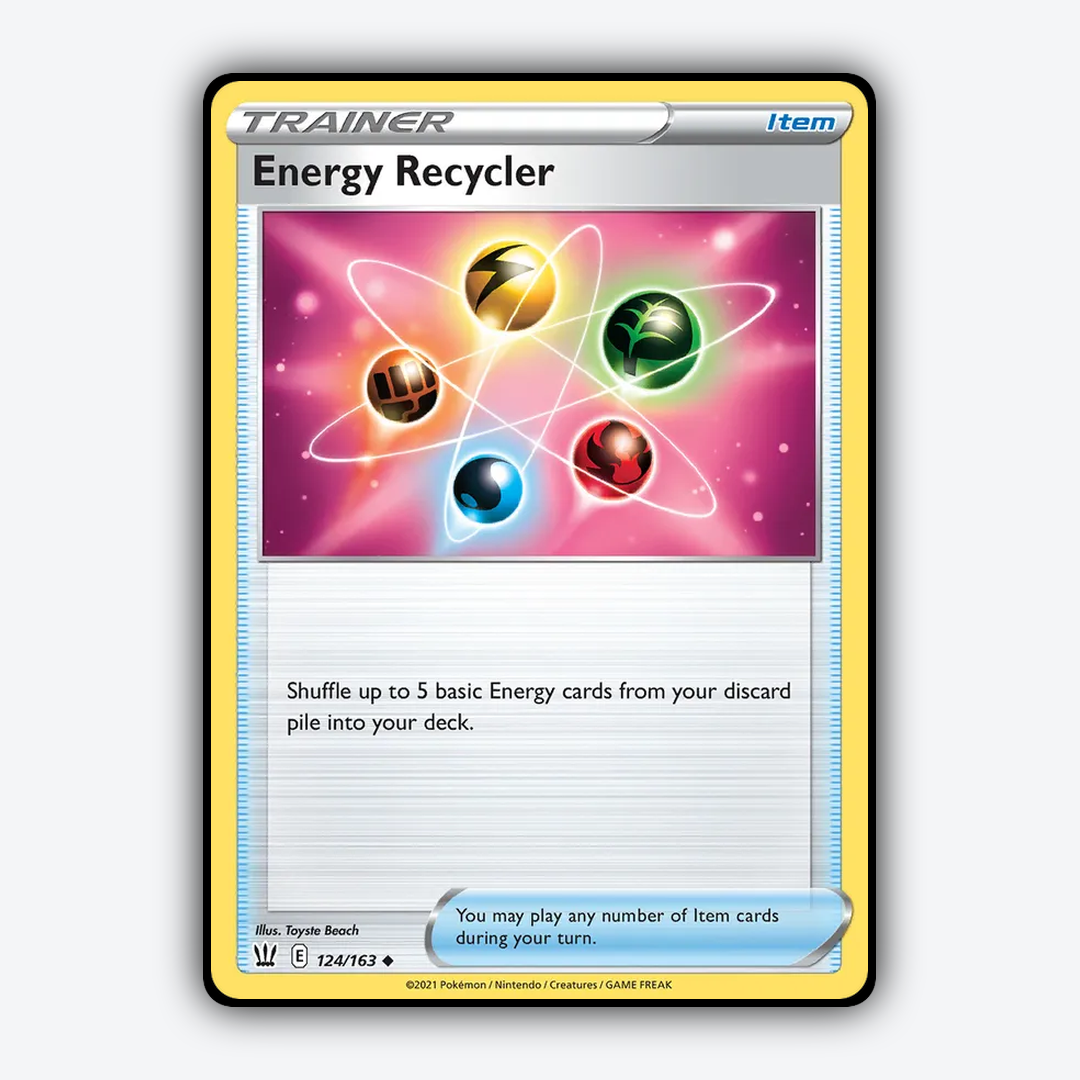 Energy Recycler 124/163 - Battle Styles Set - Card Rug