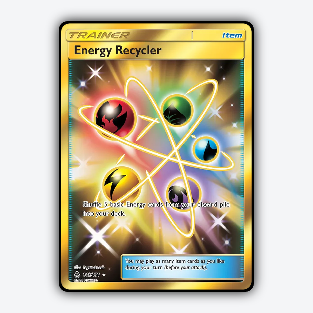 Energy Recycler 143/131 - Forbidden Light Set - Card Rug