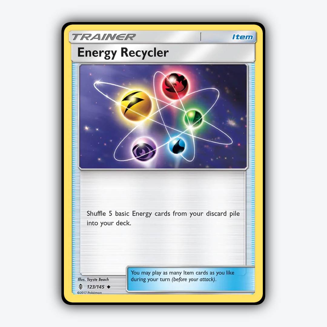 Energy Recycler 123/145 - Guardians Rising Set - Card Rug