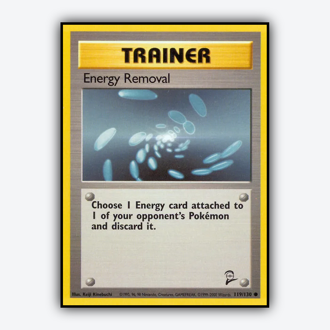 Energy Removal 119/130 - Base Set 2 Set - Card Rug