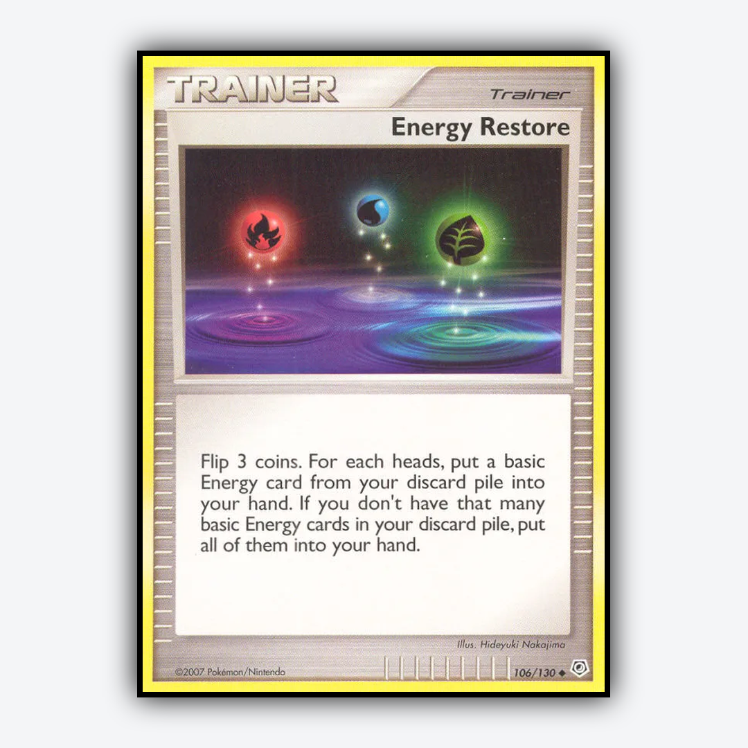 Energy Restore 106/130 - Diamond & Pearl Set - Card Rug