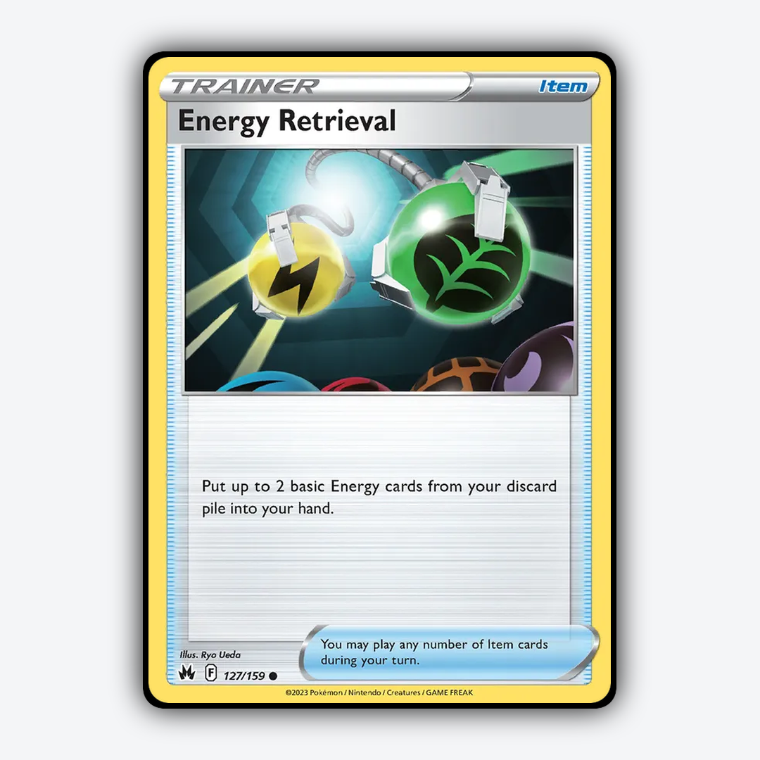 Energy Retrieval 127/159 - Crown Zenith Set - Card Rug