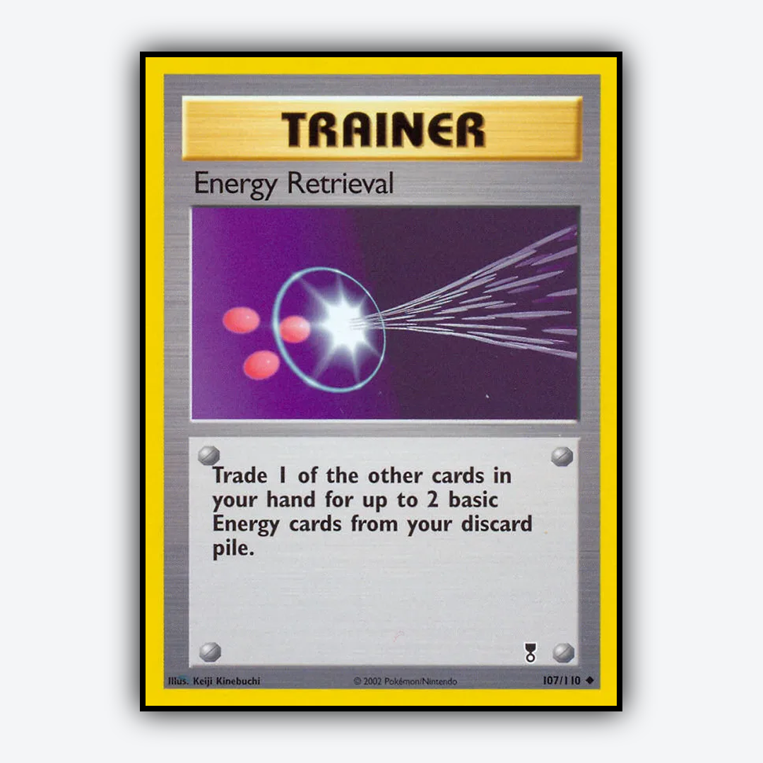 Energy Retrieval 107/110 - Legendary Collection Set - Card Rug