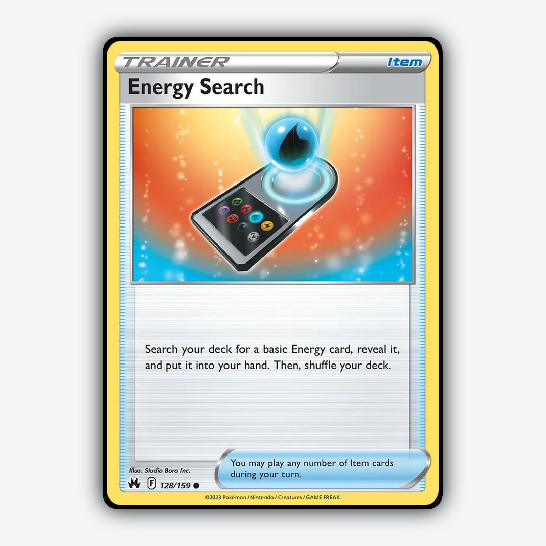 Energy Search 128/159 - Crown Zenith Set - Card Rug