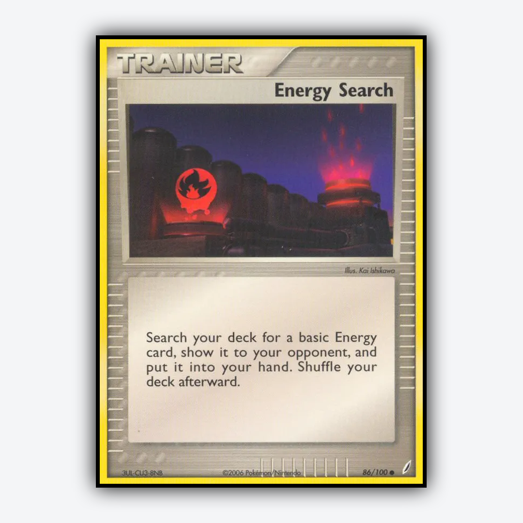 Energy Search 086/100 - Crystal Guardians Set - Card Rug