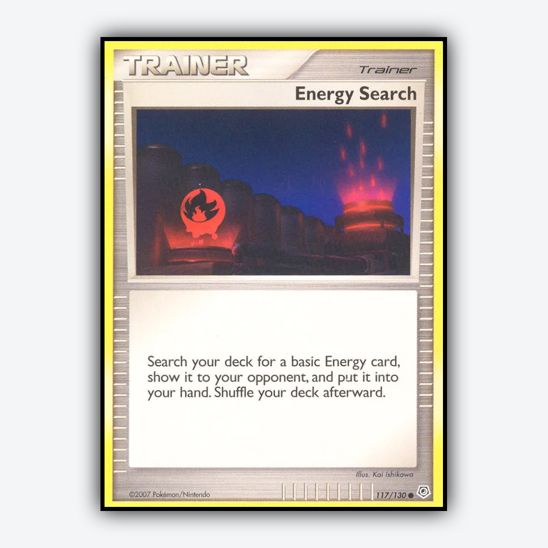 Energy Search 117/130 - Diamond & Pearl Set - Card Rug