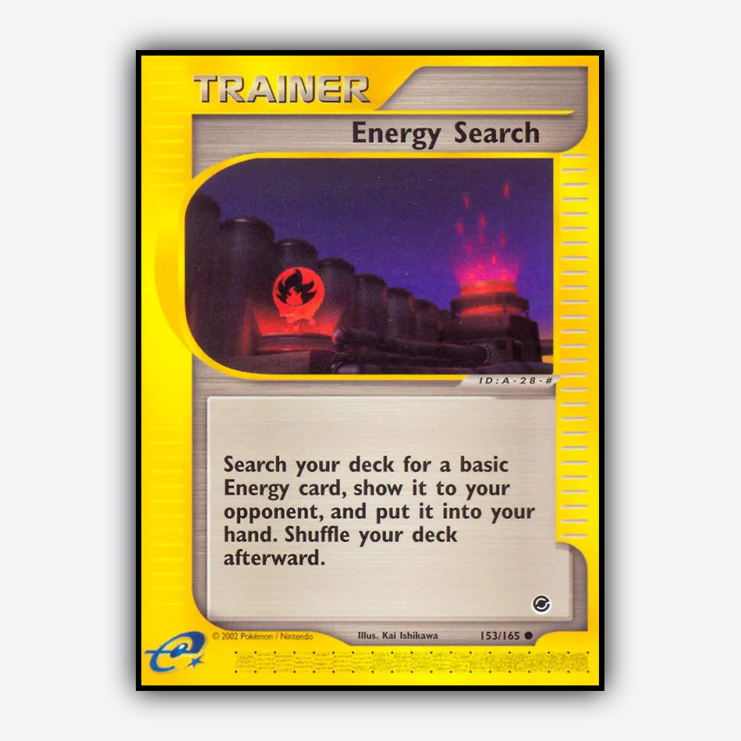 Energy Search 153/165 - Expedition Base Set - Card Rug