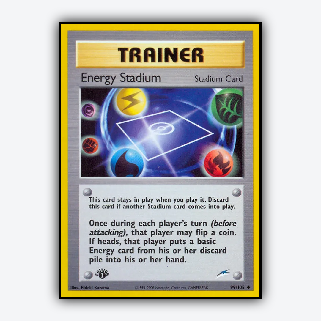 Energy Stadium 099/105 - Neo Destiny Set - Card Rug