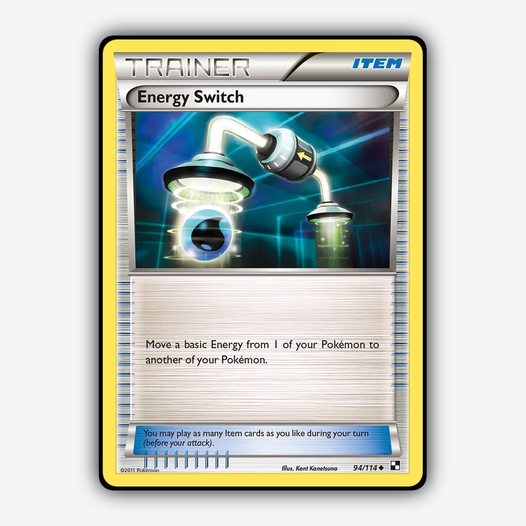 Energy Switch 094/114 - Black & White Set - Card Rug