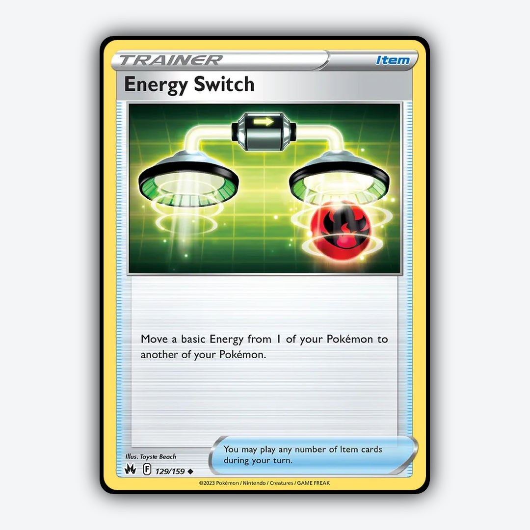Energy Switch 129/159 - Crown Zenith Set - Card Rug